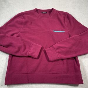 Stoic Pullover Womens Small Purple‎ Crewneck Fleece Oversized Polyester